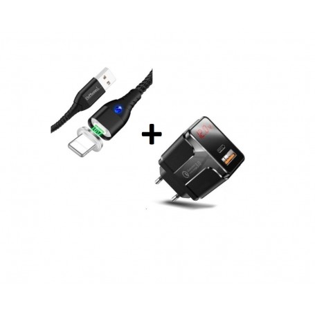 Dr. Phone-DrPhone OPS 2 - Quick Charge 18W Thuislader + 2 Meter Magnetische iPhone/iPad Lightning 3A - Led Lightning - USB oplader€ 17,95€ 14,83DrPhoneLaders8720118912515