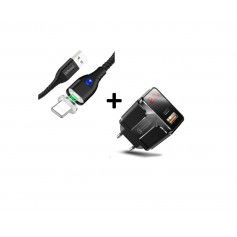 Dr. Phone-DrPhone OPS 2 - Quick Charge 18W Thuislader + 2 Meter Magnetische iPhone/iPad Lightning 3A - Led Lightning - USB oplader€ 17,95€ 14,83DrPhoneLaders8720118912515