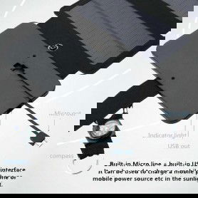 Dr. Phone-DrPhone SunPowerX1 Series - Opvouwbare 8W Zonnecellen (4 panelen) - 5V 2A Draagbare Zonnepanelen voor Alle Smartphones€ 29,95€ 24,75DrPhonePowerbanks / Accu's8720118009024
