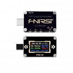 DrPhone UCST1 - TC66 USB-tester Type C USB-spanningsmeter, 0,96 inch IPS LCD-kleurenscherm Vermogenstester, Multimeter