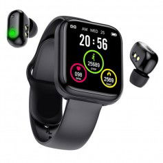 Dr. Phone-DrPhone DualX3 Pro - Smartwatch Mannen - 2 in 1 Design - Bluetooth TWS Draadloze Oordoppen + Sport Horloge - Zwart€ 79,95€ 66,07DrPhoneSmartwatch8720118469132