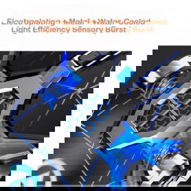 Dr. Phone-Elementkey DML3 Draadloze USB 2.4Ghz Gaming Muis met 7 Kleuren verlichting- Stille Optische Ergonomische muis – 1600 DPI - Wit€ 27,95€ 23,10ElementkeyMuis8720118056622
