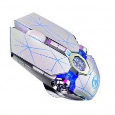 Dr. Phone-Elementkey DML3 Draadloze USB 2.4Ghz Gaming Muis met 7 Kleuren verlichting- Stille Optische Ergonomische muis – 1600 DPI - Wit€ 27,95€ 23,10ElementkeyMuis8720118056622