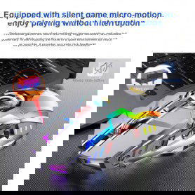 Dr. Phone-Elementkey DML4 Draadloze USB 2.4Ghz Gaming Muis met RGB verlichting- Stille Ergonomische muis met metalen scroller - Zwart€ 34,95€ 28,88ElementkeyMuis8720118056615