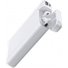 DrPhone AP3 - Wireless Airpods / iPod en iPhone Lader - 10000 mAh Power Pack - 2.4A Lader - USB Oplader - Wit