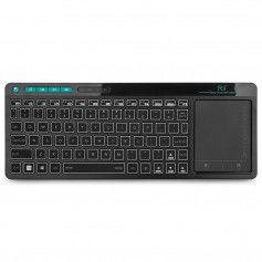 Dr. Phone-Rii K18 Plus Draadloze 2.4GHz USB 3-LED-Multimedia Toetsenbord met achtergrondverlichting en multi-touch groot trackpad - Zwart€ 54,95€ 45,41Toetsenbord8720118058220