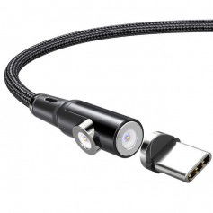 Dr. Phone-DrPhone LRM Series 2 in 1 USB Magnetische USB C Oplaadkabel 2.4A- Nylon Gevlochten – Dubbele functie met LED licht - Zwart€ 12,95€ 10,70DrPhoneTelefoniekabel8720118058145