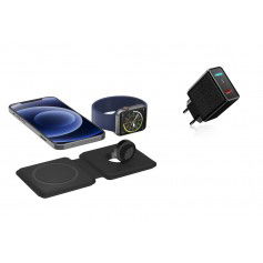 Dr. Phone-DrPhone iOM2 - 15W Opvouwbare Lader - Magnetische Draadloze Oplader - Geschikt voor Magsafe / iPhone / iWatch - Zwart€ 39,95€ 33,02DrPhoneDockingstation8720118275788