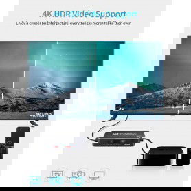 Dr. Phone-DrPhone ARC4 V2 HDMI 2.0B HDMI Switch - HDR10 - 5 Poorten 4K 60Hz - Ondersteunt Dolby -Max tot 18.5Gbps- HDCP 2.2 & 3D€ 32,95€ 27,23DrPhoneHDMI Switch8720118943434