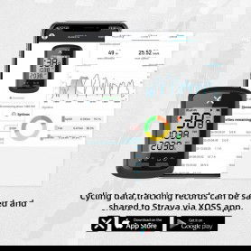 Dr. Phone-DrPhone FC4 - GPS Fietscomputer - Strava - Snelheidsmeter met cadanssensor + hartslagsensor - IPX7 Waterdicht€ 89,95€ 74,34Fietscomputer8720118943410