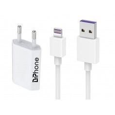 Dr. Phone-DrPhone LS1 USB Lader Stekker Oplader + Kabel 2.4A- 3 Meter - Oplaadkabel – Adapter – Geschikt voor o.a Apple iPhone /iPad/iPod€ 10,95€ 9,05DrPhoneLaders8720118059265