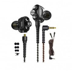 Dr. Phone-DrPhone DX6 - HiFi Oordoppen - 3x Hybrid Drivers - Bedraad - Sport In-Ear / Gaming - Voor Smartphones / Tablets - Zwart€ 39,95€ 33,02DrPhoneIn-ear Oordoppen8720118054932