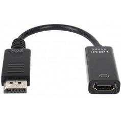 Dr. Phone-DrPhone DNH DisplayPort 1.2 Mannelijk naar HDMI 1.4 Vrouwelijk Adapter 4K@30HZ - Converter -Verguld – 0.20 CM - Zwart€ 14,95€ 12,36DrPhoneKabels8720118099681