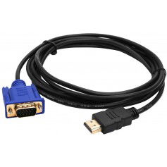 Dr. Phone-DrPhone HTV HDMI Mannelijk naar VGA Mannelijk Kabel- HD 1080p - D-SUB 15 Pin M/M - 3M€ 13,95€ 11,53DrPhoneKabels8720118099698