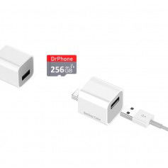 Dr. Phone-DrPhone Cube + 256GB Micro SD - Automatische Backup Bestanden - Geschikt voor iPhone / iPad + App - voor Foto's / Video's€ 79,95€ 66,07DrPhoneAdapter/Converter8720118276082