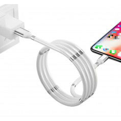 Dr. Phone-DrPhone MAG1 - USB-C - 3A - Kabel Type-C - Magnetisch Oprolsysteem - 1 Meter Oplaadkabel - Wit€ 9,95€ 8,22DrPhoneKabels8720118013793