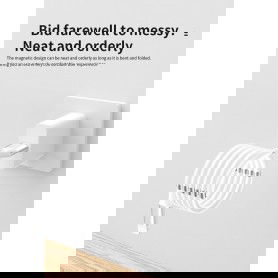 Dr. Phone-DrPhone MAG1 - 3A Kabel - Magnetisch Oprolsysteem - Geschikt voor Apple Lightning - iPhone - iPad - 1 Meter Oplaad kabel – Wit€ 9,95€ 8,22DrPhoneKabels8720118575413
