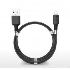 Dr. Phone-DrPhone MAG - 3A Kabel - Magnetisch Oprolsysteem - Geschikt voor Apple Lightning - iPhone - iPad - 1 Meter Oplaad kabel – Zwart€ 9,95€ 8,22DrPhoneKabels8720118090848