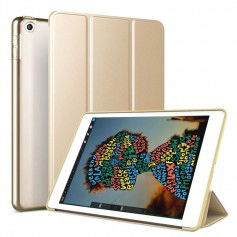 Dr. Phone-DrPhone Tri-Fold - Opvouwbare Cover - PU Lederen Case - Voorkant + Achterkant - Voor iPad Mini 5 2019 - Goud€ 18,95€ 15,66DrPhoneTablethoesjes8720118277492