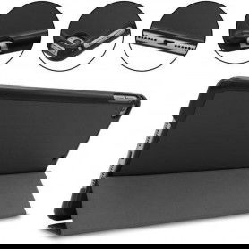Dr. Phone-DrPhone Tri-Fold Pro - Opvouwbare Cover - PU Lederen Case - Voorkant + Achterkant - Voor iPad Mini 5 - 2019 - Zwart€ 18,95€ 15,66DrPhoneTablethoesjes8720118735404