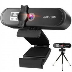 Dr. Phone-DrPhone CW7 - 4K Webcam – 3840x2160p – met Microfoon/Statief en Privacykap - Autofocus - Groothoek – 8MP - Zwart€ 54,95€ 45,41DrPhoneWebcams8720118057704
