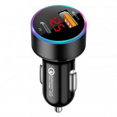 Dr. Phone-DrPhone QC7 - QC 3.0 Pro - Fast Charge 30W Auto Oplader - (USB-C Female + USB QC 3.0) Oplader - Smartphones en Tablets - Zwart€ 13,95€ 11,53DrPhoneAutoladers8720118090473