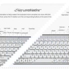 Dr. Phone-Elementkey V09 - Draadloos Toetsenbord - 2.4GHz - Muis - Geschikt voor Computer - Laptop - Wit€ 29,95€ 24,75ElementkeyToetsenbord8720118105115
