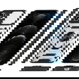 Dr. Phone-DrPhone IH4 Hard PC + TPU Bumper Case met Camera Cover & 360° Rotatie Ring - Magneet - Geschikt voor iPhone 13 PRO MAX€ 11,95€ 9,88DrPhoneApple8720118674215