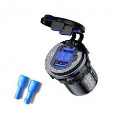 Dr. Phone-DrPhone CM17 – Sigaretten aanstekerplug (vrouwelijk) Autolader – 36W – 2 USB Qualcom 3.0 – Snellader - Voltmeter en Schakelaar€ 24,95€ 20,62DrPhoneAutoladers8720118930311