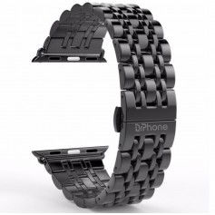 Dr. Phone-DrPhone 7-Kralen - Horlogeband RVS - Roestvrij Stalen Armband - Geschikt voor iOS Smartwatch 38/40/41mm - Zwart€ 24,95€ 20,62DrPhoneWearablebandje7091135356196
