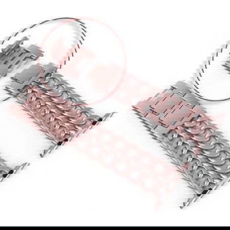 Dr. Phone-DrPhone KRL - Ketting Armband - Horlogeband - RVS Metalen Band voor Dames - Geschikt voor Apple Watch 42mm / 44mm - Rosegold€ 24,95€ 20,62DrPhoneWearablebandje8720118045152