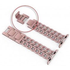 Dr. Phone-DrPhone KRL - Ketting Armband - Horlogeband - RVS Metalen Band voor Dames - Geschikt voor Apple Watch 42mm / 44mm - Rosegold€ 24,95€ 20,62DrPhoneWearablebandje8720118045152