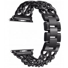 Dr. Phone-DrPhone KRL - Ketting Armband - Horlogeband - RVS Metalen Band voor Dames - Geschikt voor Apple Watch 42mm / 44mm - Zwart€ 24,95€ 20,62DrPhoneWearablebandje8720118136126