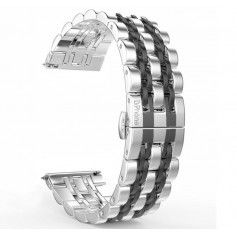 Dr. Phone-DrPhone 7 Kralen Horlogeband – Geschikt voor Apple Watch - Horlogeband 42/44/45mm - Inclusief adapters – Zwart / Zilver€ 29,95€ 24,75DrPhoneWearablebandje8720118910702