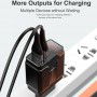 DrPhone HALOXI - 18W Thuislader - 2x USB 3.0 Qualcom 3.0 Quick Charge met Digitale Display scherm - Adapter - Snel Lader– Zwart