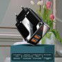 DrPhone HALOXI - 18W Thuislader - 2x USB 3.0 Qualcom 3.0 Quick Charge met Digitale Display scherm - Adapter - Snel Lader– Zwart