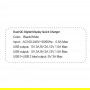 DrPhone HALOXI - 18W Thuislader - 2x USB 3.0 Qualcom 3.0 Quick Charge met Digitale Display scherm - Adapter - Snel Lader– Zwart