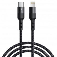 Dr. Phone-DrPhone UNL3 USB-C naar Lightning 9V Snelle Oplaadkabel –20W –Geschikt voor iOS Smartphones & iOS Tablets -Data Sync -2M€ 13,95€ 11,53DrPhoneTelefoniekabel8720118059715