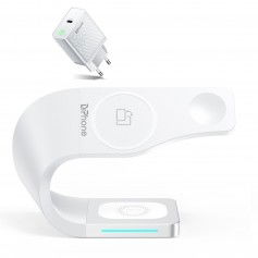Dr. Phone-DrPhone Legend10 Magnetische 15W Snelle Draadloze oplader – Geschikt voor iPhone/Apple Watch/Airpods - Wit€ 44,95€ 37,15DrPhoneDockingstation8720118059821