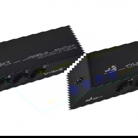 Dr. Phone-DrPhone Pswitch2 4-poorts USB 2.0 USB-schakelaar Switch Box - Deel 2 PC’s met 1 Printer etc -Zwart€ 29,95€ 24,75DrPhoneHub8720118089361