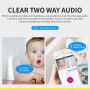 DrPhone CCS5 – Robot WiFi Camera – Tweerichtings Audio – PTZ (PAN & TILT) Bewegingsdetectie – App IOS & Android - Wit