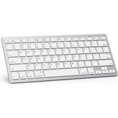 Elementkey Draadloos Bluetooth Keyboard Tablets / Computers / TV Wireless Toetsenbord Windows / IOS en Android Wit