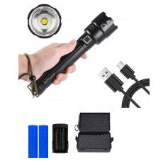 Dr. Phone-DrPhone ICE V3 – Krachtige LED Zaklamp XHP90 – 500 Meter Bereik – Zoomfunctie – Waterdicht IPX6 – Oplaadbaar – Zwart€ 44,95€ 37,15DrPhoneVerlichting8720118087664