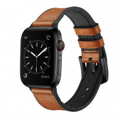 Dr. Phone-DrPhone LAB1- Lederen Armband - Geschikt voor iOS Horloge 42/44/45mm - Horlogeband - Bruin/Zwart€ 19,95€ 16,49DrPhoneWearablebandje8720118482377