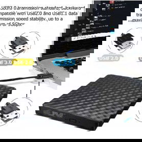 Dr. Phone-DrPhone DW4 Externe DVD RW CD Writer - USB 3.0 – CD Speler brander RW-schrijver/ Kopieerapparaat/Lezer -Zwart€ 44,95€ 37,15DrPhoneDVD/RW Spelers8720118060124
