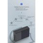 DrPhone WL6 - 6-poorten Multipoort Oplader - 75W - USB-laadstation – USB 3.0 Qualcom 3.0 & USB-C PD 3.0 & USB 2.0 –Lader – Zwart