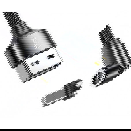 Dr. Phone-DrPhone iONIC- 540º Roterende Magnetische Kabel - 3A - Voor Lightning - 480Mbp/s Data Transmissie - 1 Meter - Zwart€ 11,95€ 9,88DrPhoneTelefoniekabel8720118361054