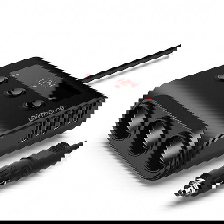Dr. Phone-DrPhone CAR6 Sigarettenaansteker Adapter - 3 Auto Stopcontact Auto Oplader -100W + 4 USB Poorten 2.4A & LED Digitale Display€ 39,95€ 33,02DrPhoneAutoladers8720118060346