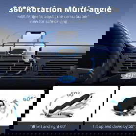 Dr. Phone-DrPhone A7 Deluxe Magnetische Smartphone Auto Houder- Sterkere 8X magneten N52 - 360° rotatie - Dashboard houder - Zwart€ 12,95€ 10,70DrPhoneSmartphone / Tablet / Laptop Houders8720118098943
