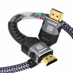 Dr. Phone-DrPhone HNH1 HDMI 2.1 Kabel 8K/60Hz 4K/120Hz - 48Gbps - Dts:X- HDCP 2.2 & 2.3 / eARC / VRR / Dynamische -HDR - 2M -Zwart€ 26,95€ 22,27DrPhoneHDMI Kabels8720118101780